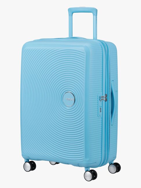 American Tourister Soundbox Spinner Matkalaukku 71,5-81L, Blueberry Fizz