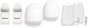 Beemoo Care Wearable Sähkökäyttöinen Rintapumppu Double + Rintamaitopussit & Äidinmaitopullot 180 ml 2-pack