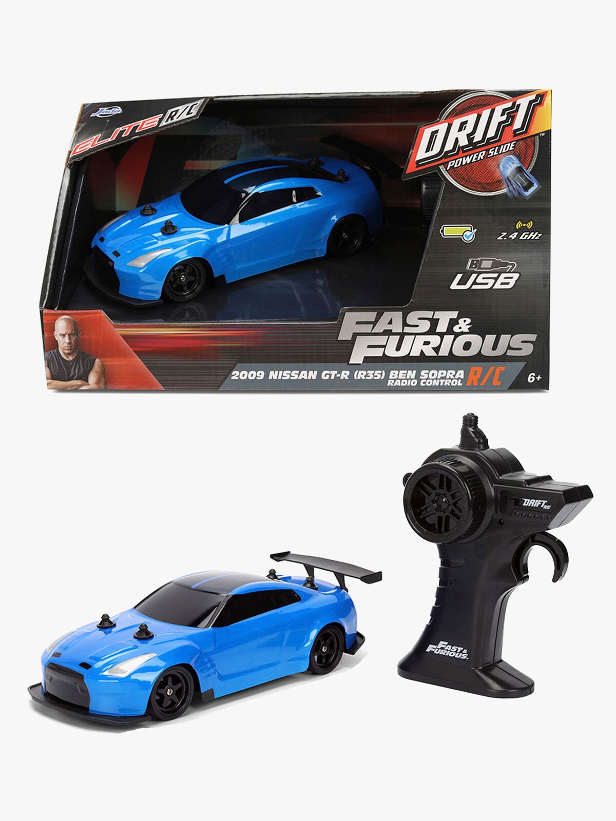 Fast & Furious 2009 Nissan GT-R Ben Sopra Auto 1:24