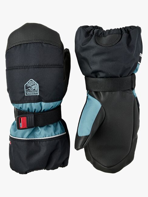 Hestra Kids Czone Rukkaset, Black/Petrol