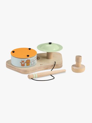 Hauck Play Drums S Aktivointilelu Leikkialustaan, Animals