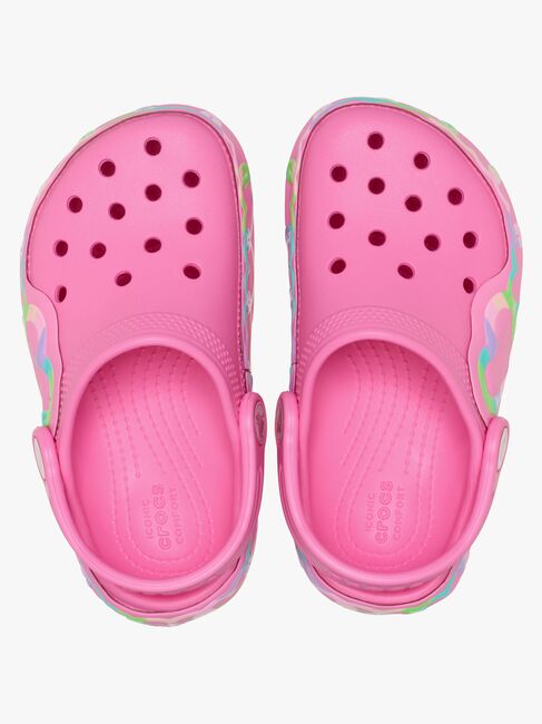 Crocs Classic Heart Lights Pistokkaat, Pink Lemonade