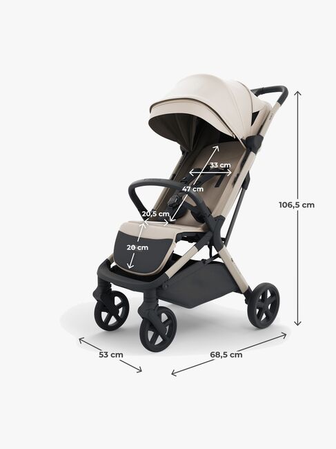 Kinderkraft NUBI 3 Lastenrattaat, Sand Beige