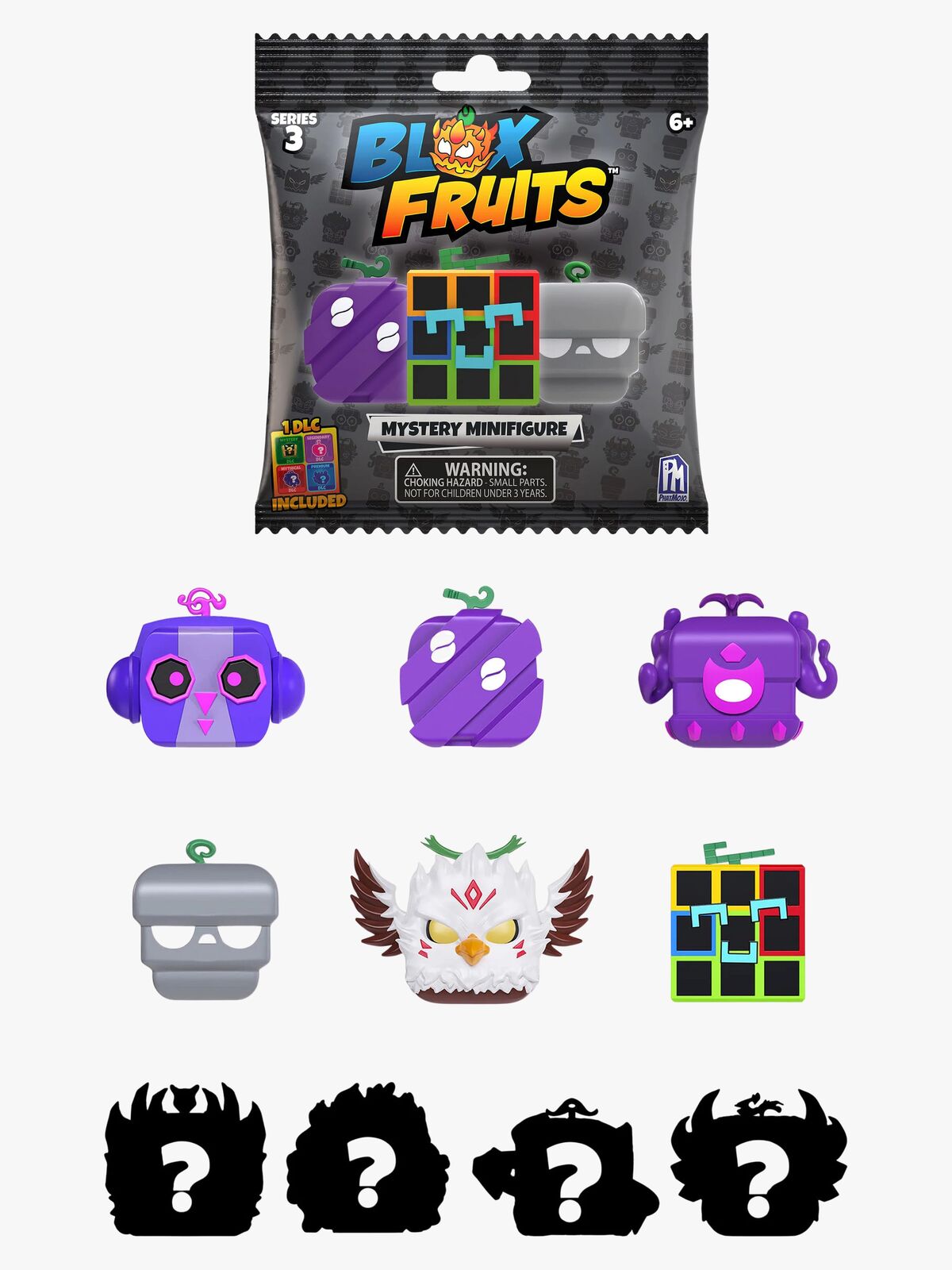 Roblox Blox Fruits Minifiguuri Series 3 Lajiteltu