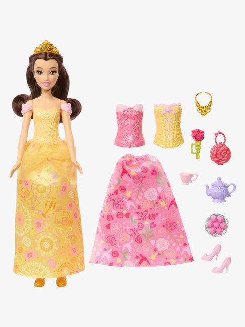 Disney Prinsessat Muotinukke Belle + Asut