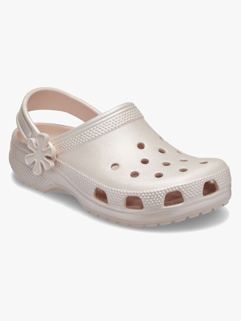 Crocs Classic Pearl Shine Pistokkaat, Quartz