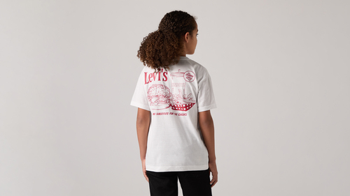 Levi's LVB Burger Meal T-paita, Bright White