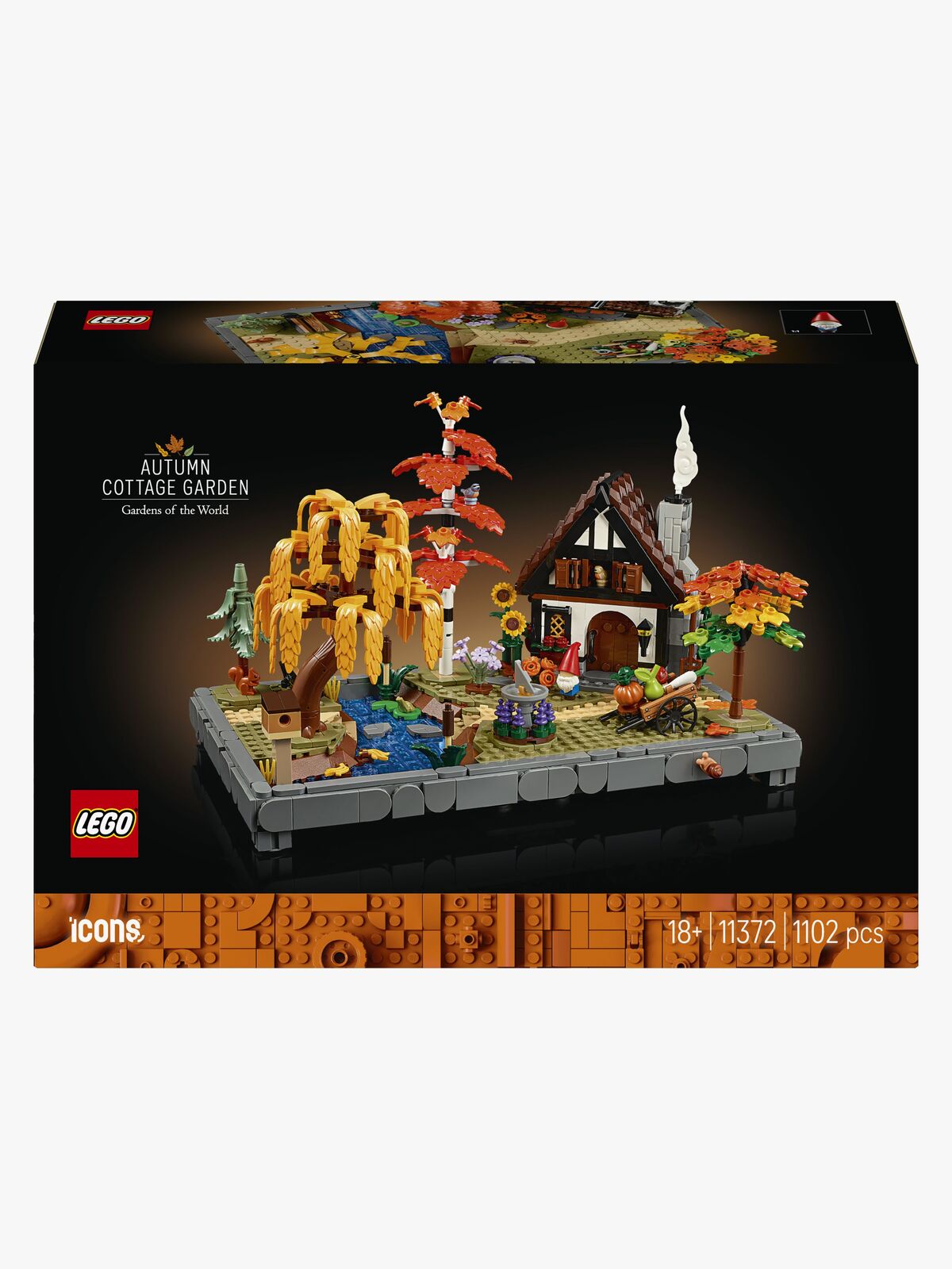 LEGO Icons 11372 Syksyinen mökkipuutarha