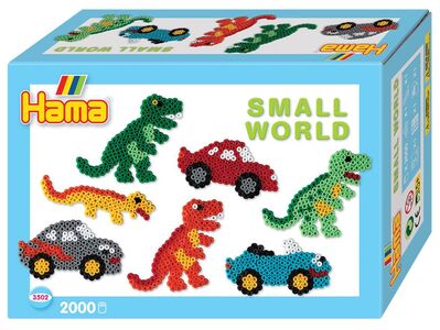 Hama Midi Lahjapakkaus Small World Dino Cars 2000 Kpl