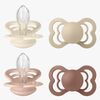 BIBS Supreme Tutti 4-pack Silikoni Koko 2, Ivory/Vanilla/Blush/Woodchuck
