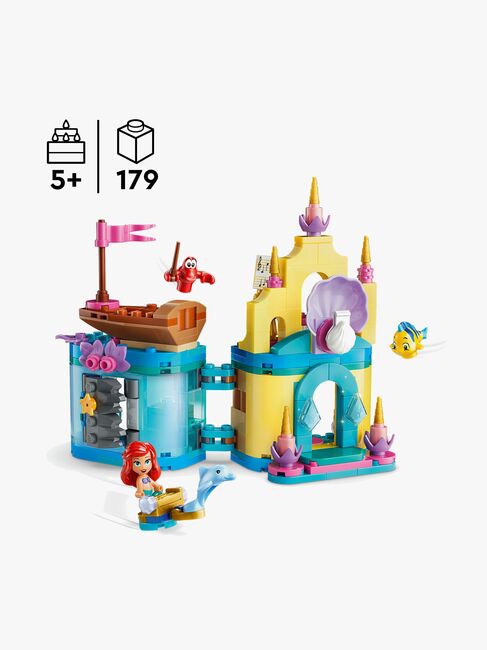 LEGO Disney Princess 43285 Arielin taianomainen palatsi minikoossa