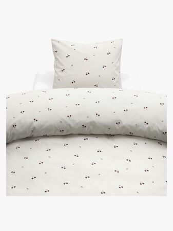 Borganäs Pussilakanasetti Kirsikka 150x210, Hiekanruskea