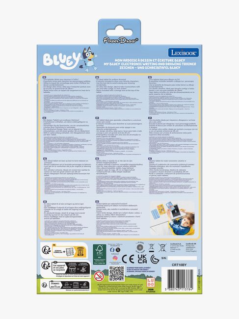 Bluey Piirustustabletti 10" + Mallit