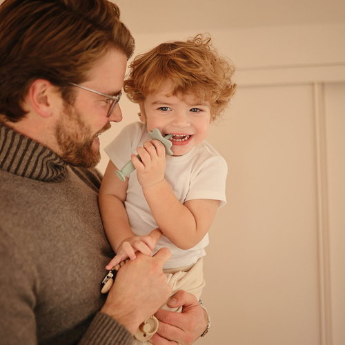 Mushie Star Harjoittelu-hammasharja, Cambridge Blue