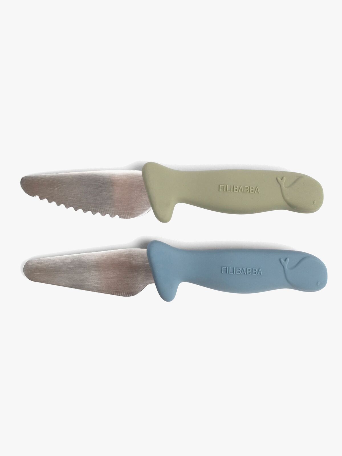 FILIBABBA Lasten Veitsisarja 2-pack, Powder Blue/Green