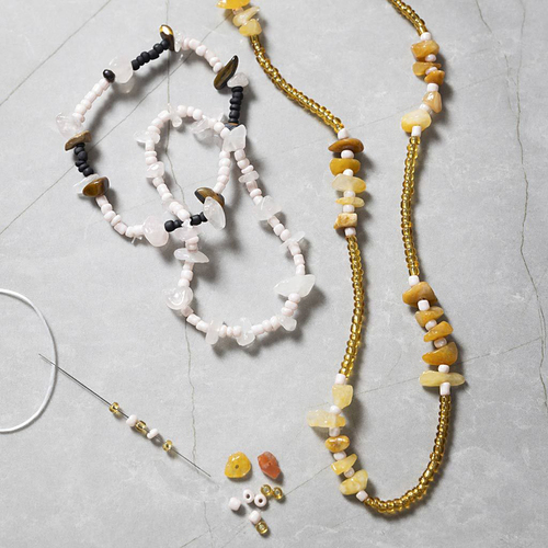 Creativ Company Helmisetti Kristallit, Ruskea/Kulta