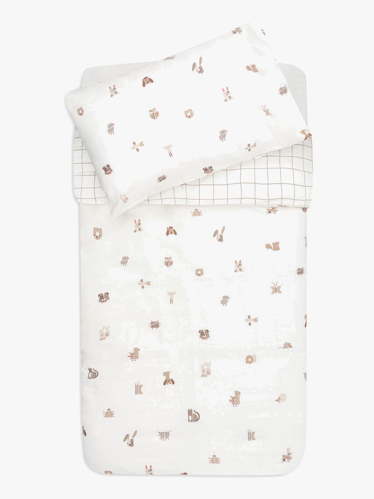 Jollein Pussilakanasetti 100x140, Animal Friends