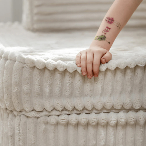 MeowBaby Churros Sohva Basic, Cotton Candy White