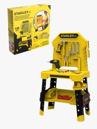 Stanley Jr. Työpenkki + Porakone & Työkalusetti