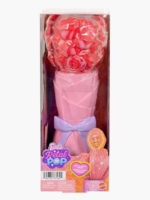 Barbie Petal Pop Flower Surprise Nukke Ruusu, Punainen