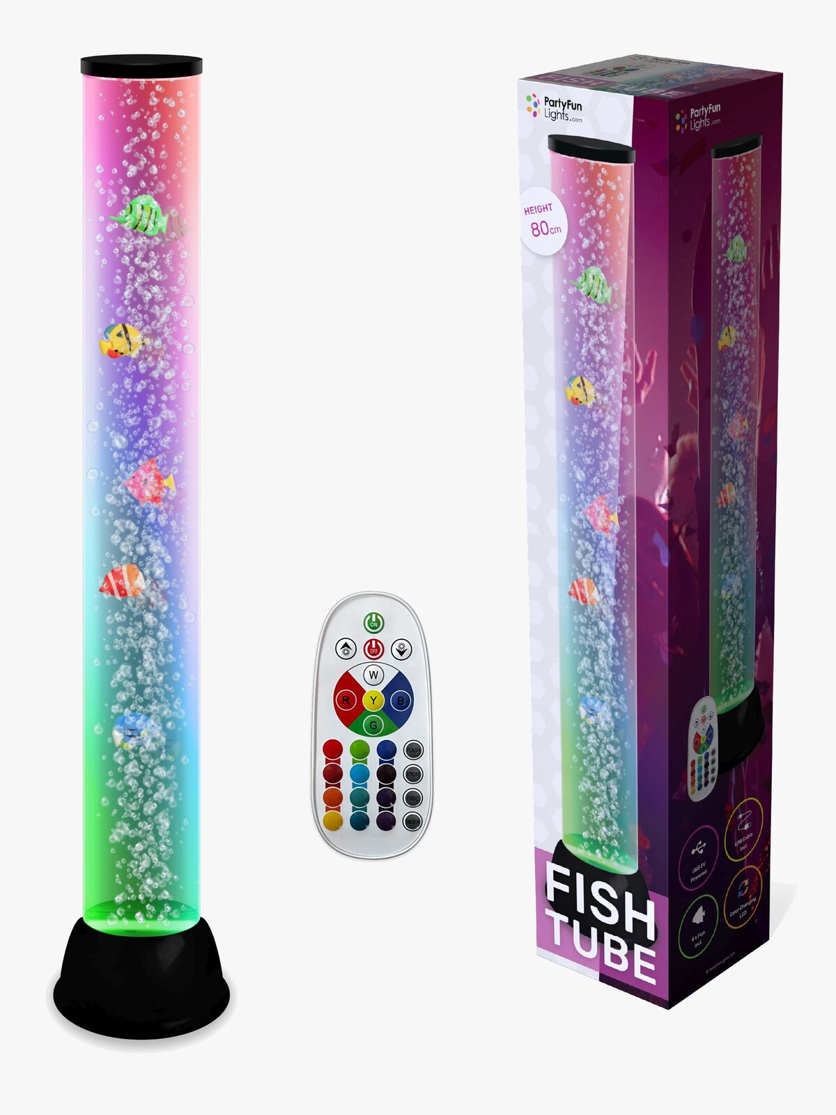 PartyFunLights Valaisin Fish Tube XXL