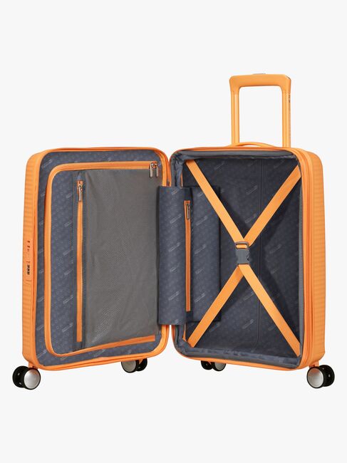 American Tourister Soundbox Spinner Matkalaukku 35,5-41L, Papaya Pop