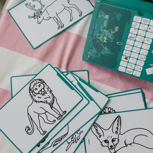Kidywolf KIDYDRAW MINI Piirustustabletti LCD Maailman Eläimet