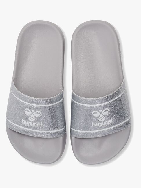 Hummel Pool Slide Glitter Jr Tossut, Lunar Rock