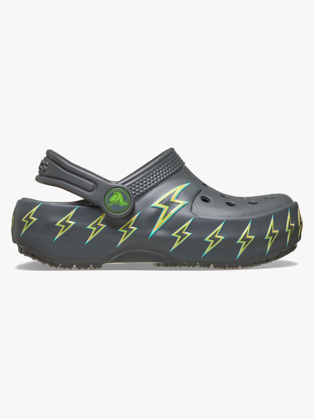 Crocs Classic Bolt Lights Pistokkaat, Carbon