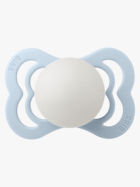 BIBS Supreme Tutti Silikoni Koko 1, Baby Blue Glow