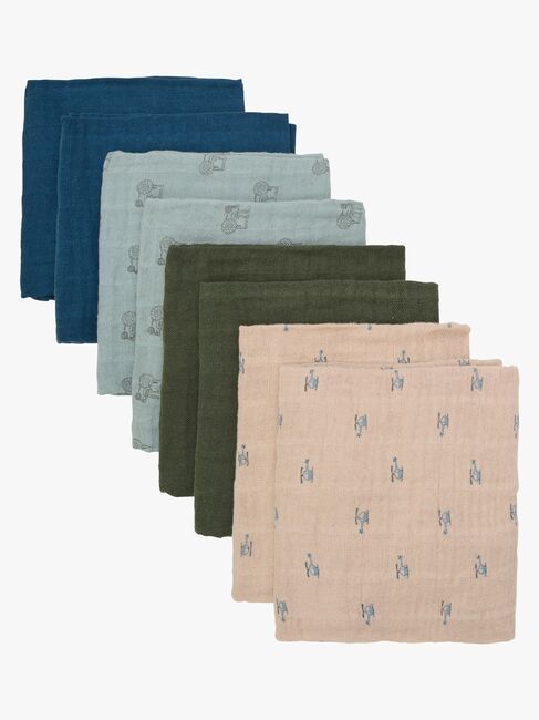 Peppi Musliiniviltti 8-pack, Blue Mirage