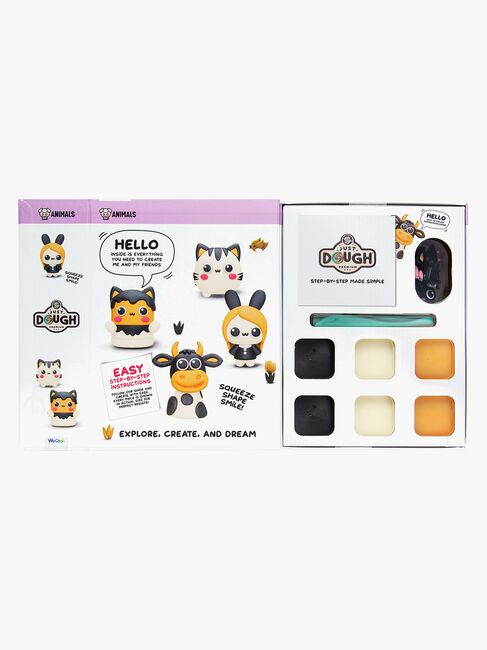 Just Dough Muovailuvaha Lehmä 57 g, 6-pack