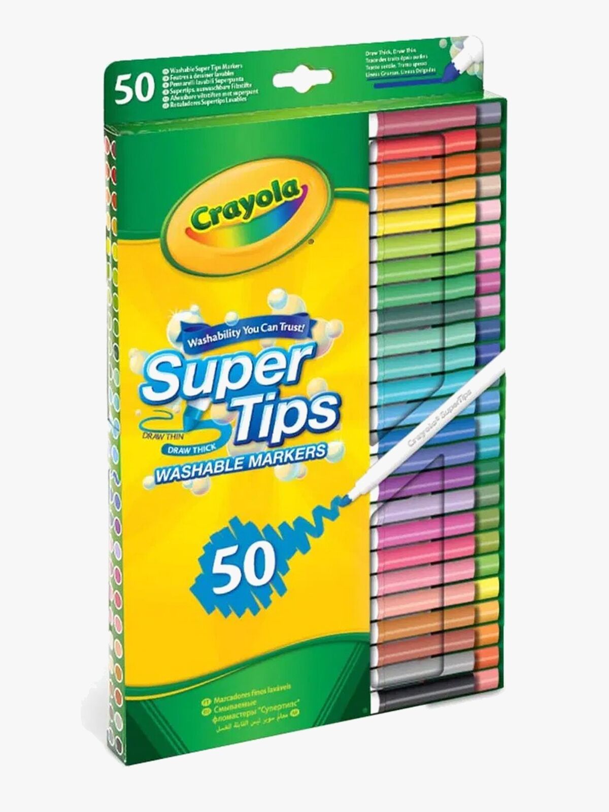 Crayola Super Tips Värikynät 50 Kpl