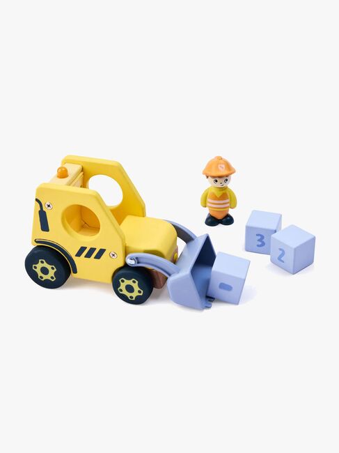 Hape Satukirja + Leikkisetti The Buzzing Bulldozer