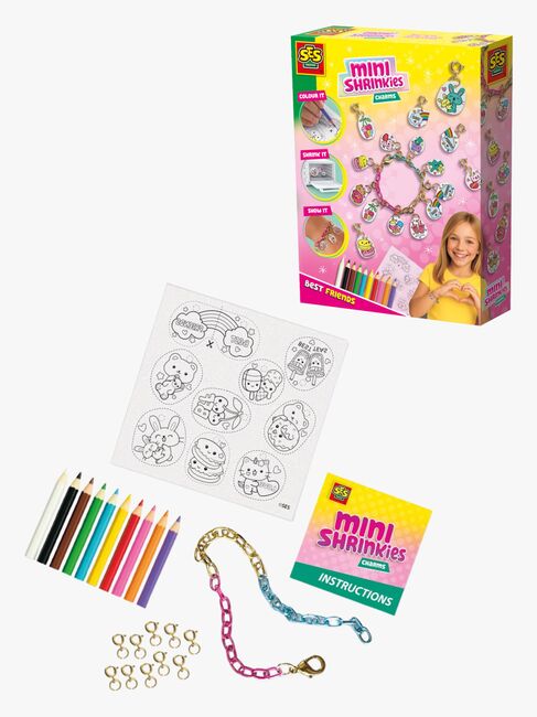SES Creative Mini Shrinkies Askartelusetti Riipukset BFF