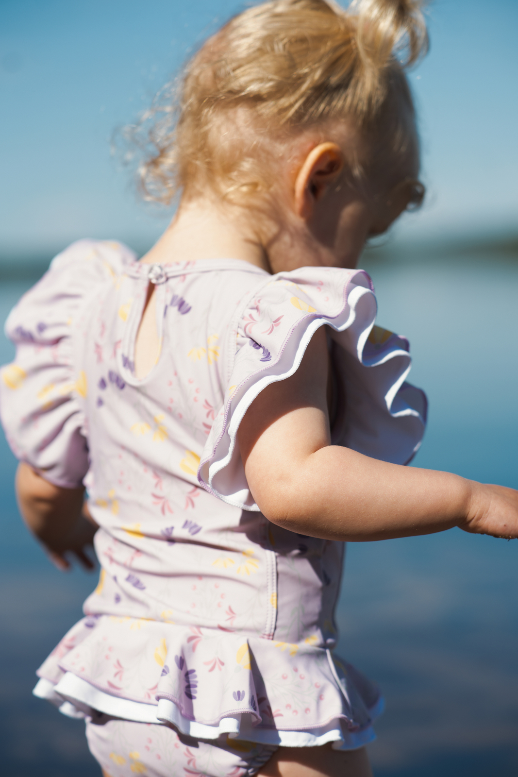 Lindberg Judith Uimapuku + Uimavaippa, Lavender/Yellow