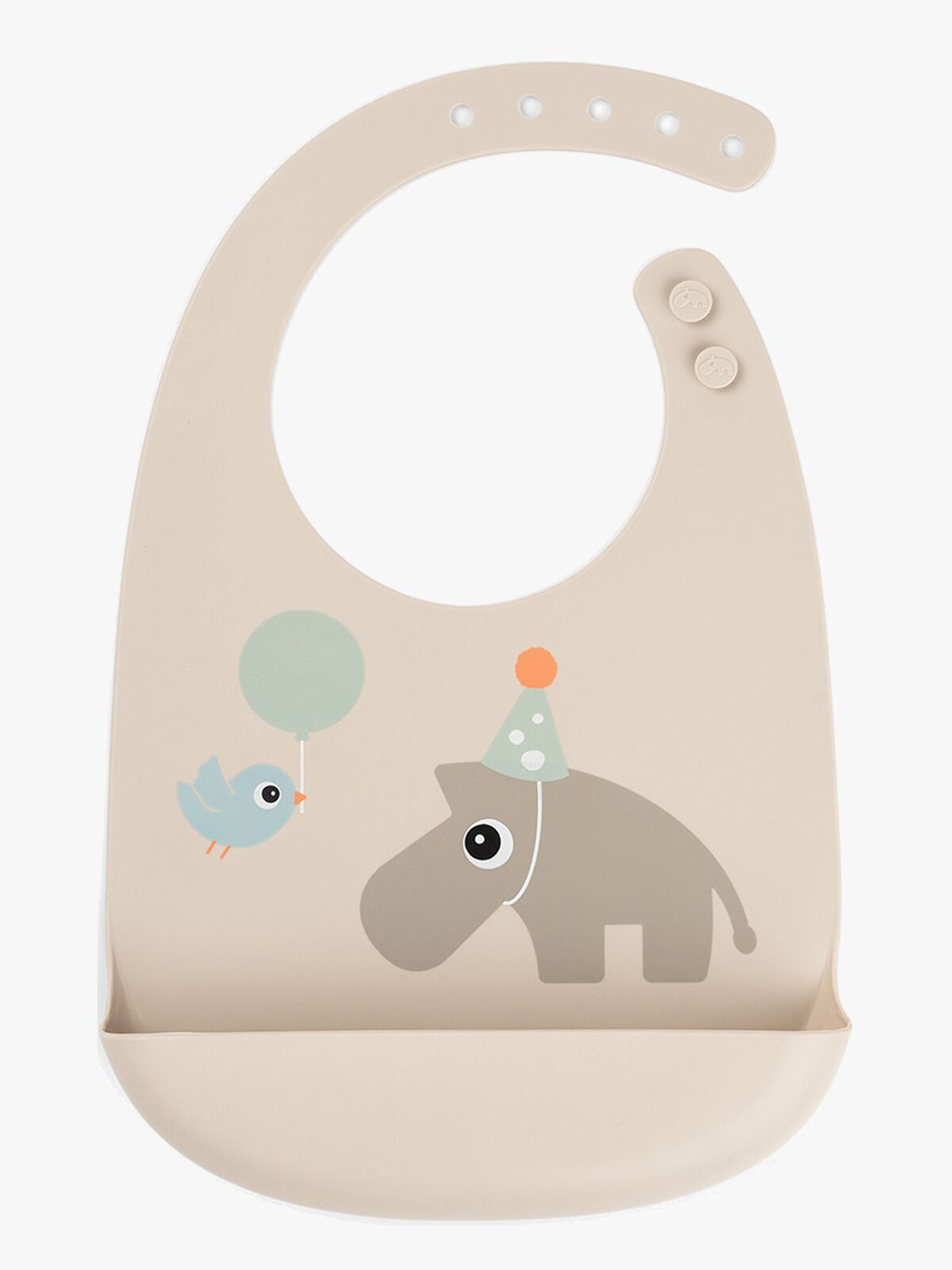 Done By Deer Celebration Silikoni Ruokalappu, Sand