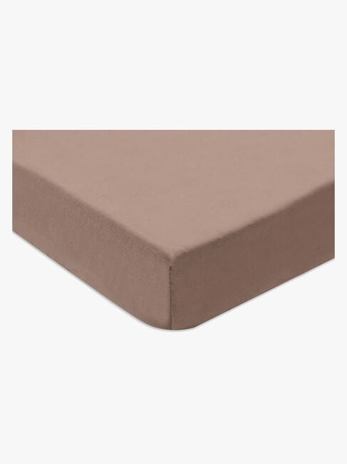 Jollein Muotoonommeltu Aluslakana 60x120 2-pack, Milky Coffee/Ivory
