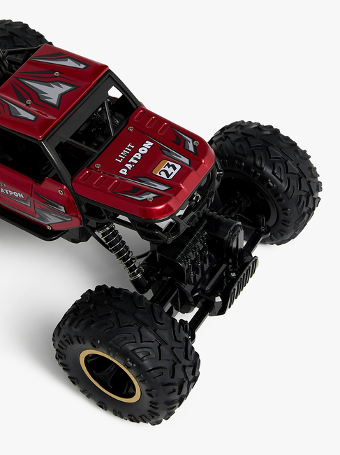 Alex's Garage Kauko-ohjattava Monster Truck, Punainen