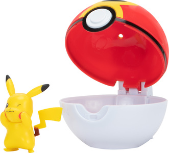 Pokémon Clip'N Go Pikachu & Repeat Ball Figuurisetti