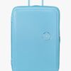 American Tourister Soundbox Spinner Matkalaukku 97-110L, Blueberry Fizz