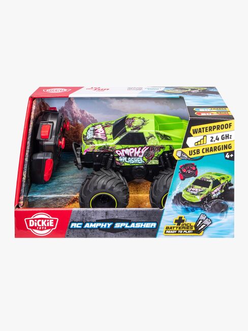 Dickie Toys Amphy Splasher Kauko-ohjattava Maastoauto 18 cm