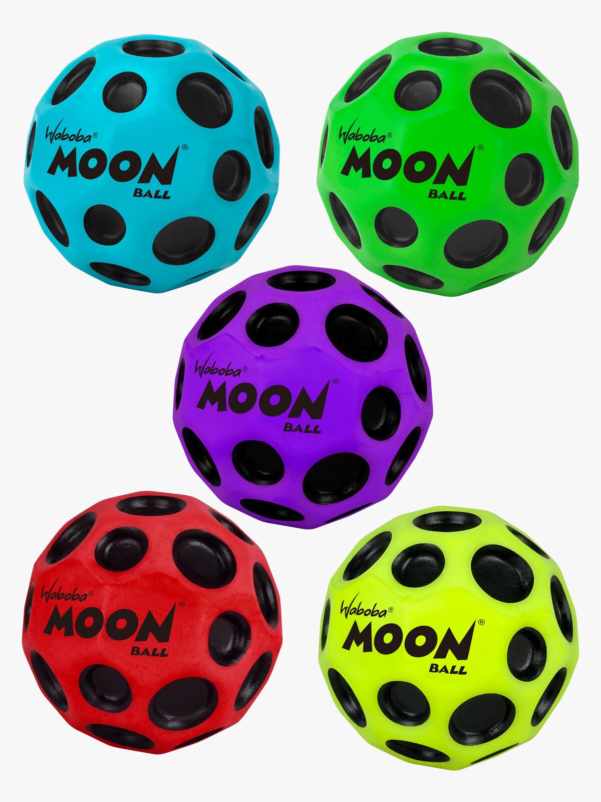 Waboba Moon Pomppupallo 1-pack Lajiteltu