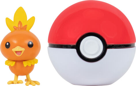 Pokémon Clip'N Go Torchic & Poké Ball Figuurisetti