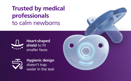 Philips Avent Soothie Tutti 0–6kk 2-pack, Pinkki/Sininen Lajiteltu