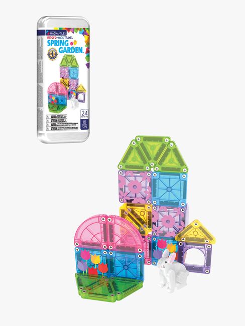 MAGNA-TILES MicroMAGS Matkasetti Spring Garden 24 Osaa