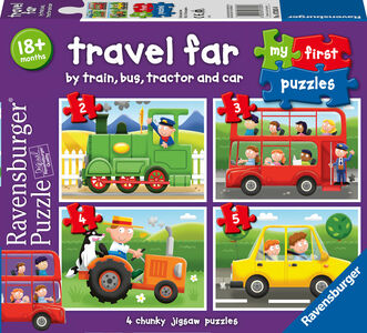 Ravensburger My First Puzzles Travel Far Palapelit 4-in-1