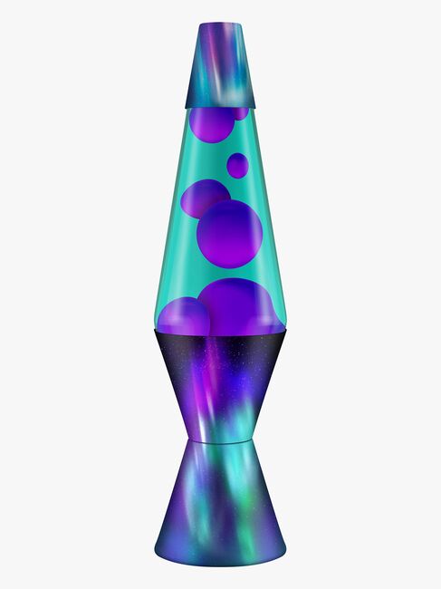 LAVA Valaisin Aurora Borealis 37cm, Violetti/Turkoosi