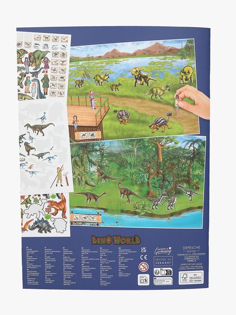 Dino World Tarrakirja Create Your Dino Zoo