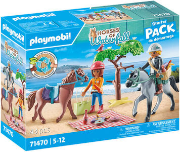 Playmobil 71470 Horses of Waterfall Starter Pack Ratsastusretki Rannalle